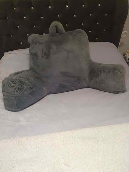 Photo of free Dark grey large bed or sofa cushion (Elstow MK42) #1