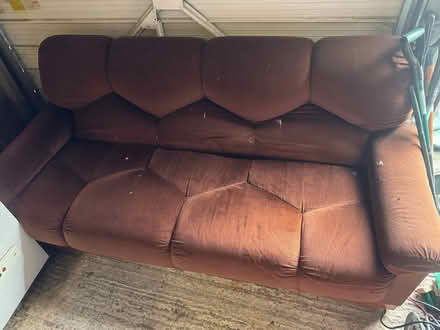 Photo of free Brown sofa (Guardbridge KY16) #1