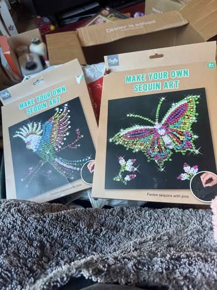 Photo of free Sequin art x2 (Guardbridge KY16) #1