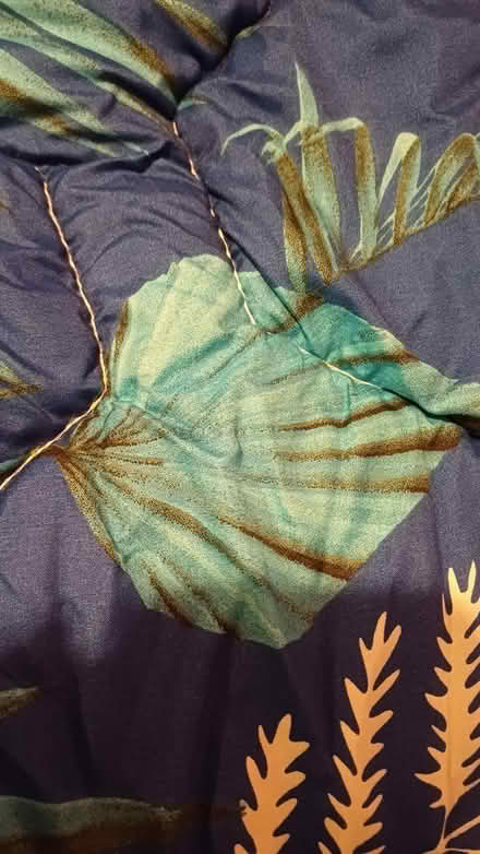 Photo of free Blue leaf coverless duvet (Chineham RG24) #2