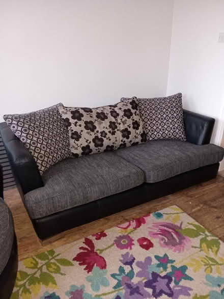 Photo of free 3 seater sofa and cuddle chair (Wf17 6LQ) #2