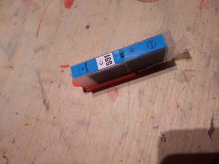 Photo of free Canon compatible printer ink cartridge - Cyan C- 551 XL (Carterton OX18) #1
