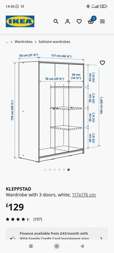 Photo of free IKEA Wardrobe (Anerley SE20) #2
