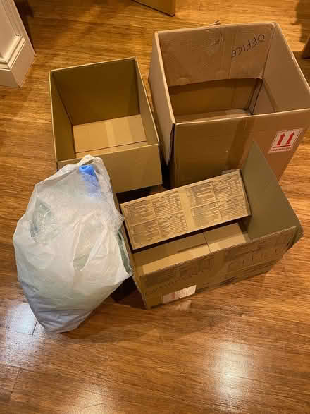 Photo of free Boxes and bubble wrap (Great Brickhill) #1