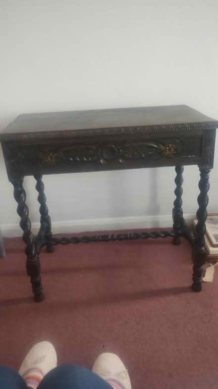Photo of free Carved wooden table (Bexley DA5) #1