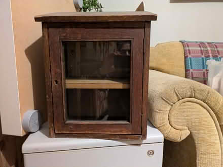 Photo of free Small wood wall cupboard (Lewisham SE4) #1