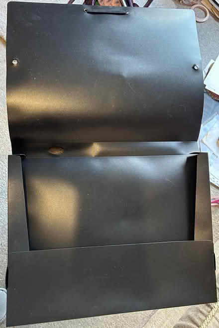 Photo of free Black folder/document wallet A4 size (Monks Hill CR2) #1