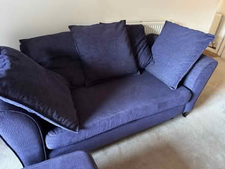 Photo of free Sofa & footstool (Blaise Hamlet BS10) #1