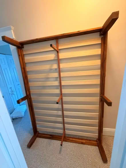 Photo of free Full Mattress with Bedframe (Parkville) #3