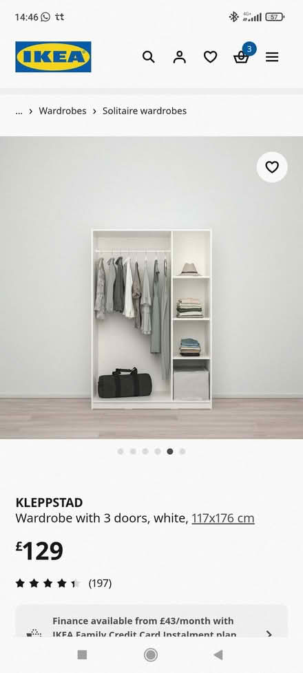 Photo of free IKEA Wardrobe (Anerley SE20) #3