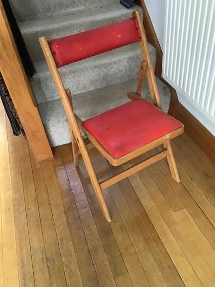 Photo of free Folding wooden chair (Woking GU22) #1