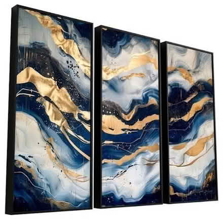 Photo of 3-part canvas paintings (Claygate KT10) #1