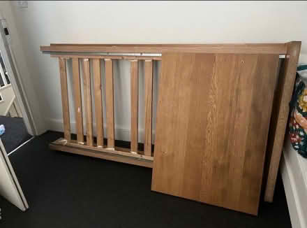 Photo of free Single Bed Frame – Brown Wood (Bromley North BR1) #1