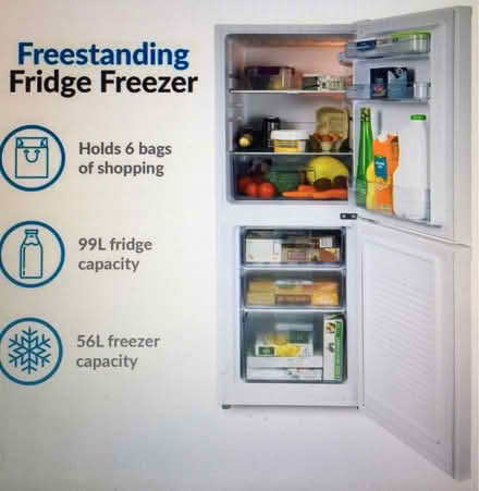 Photo of free Tall, White, 50/50 Fridge, Freezer, (Kensington L6) #3