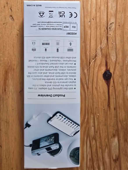 Photo of free Camera Adapter - Lighting to USB (Penrith CA11) #2