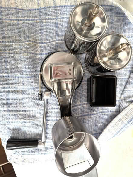 Photo of free Stainless steel shredder (Mississaga St. W., Orillia) #1