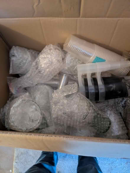 Photo of free Box of glass/plastic drinks ware (Ollerton NG22) #1