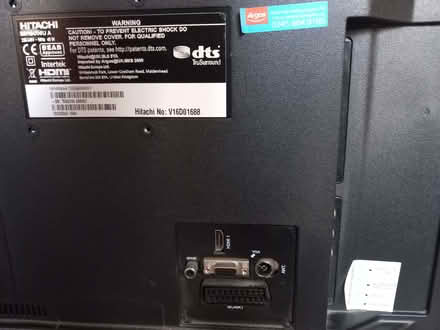 Photo of free Hitachi 22" colour tv (Paston) #2