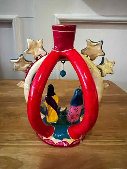 Photo of free Colorful Mexican candleholder (Downtown Martinez) #2