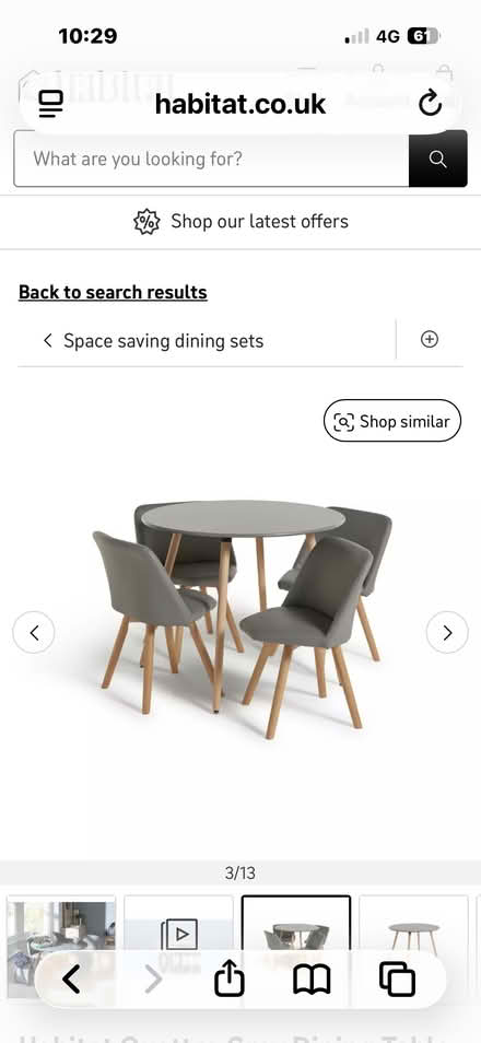 Photo of Drop leaf dining table and chairs (Thornton Heath CR0) #1