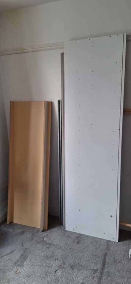 Photo of free Sliding Door Wardrobe with Mirrors H198 × W155 × D66cm (Sherwood TN2) #4