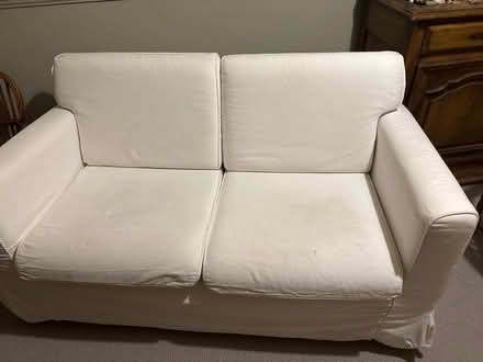 Photo of free IKEA Sandby 2 seater sofa (Groombridge Kent TN3) #2