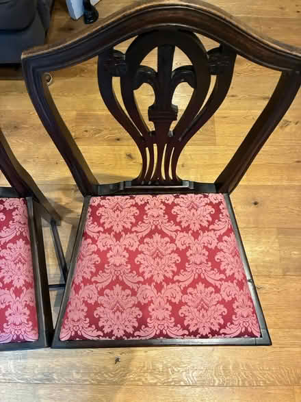 Photo of free Mahogany chairs x4 antique (Epping CM16) #2
