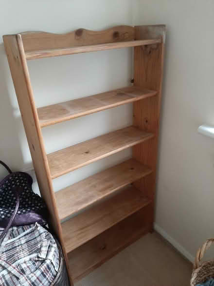 Photo of free Pine wood shelf (Carlton) #1