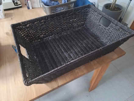 Photo of free Large shallow basket (CR5 old coulsdon) #1
