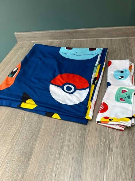 Photo of free Pokemon Double Duvet Cover and Two pillowcases. (Southsea PO4) #1