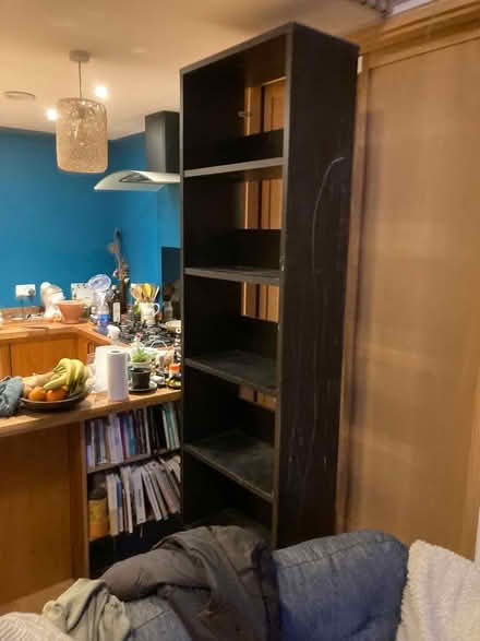 Photo of free Tall black sturdy book shelves (Shotover OX3) #2