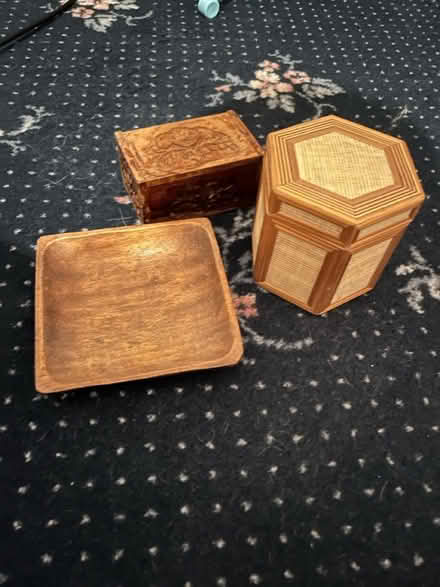Photo of free Wooden boxes and tray (Helensburgh West) #1