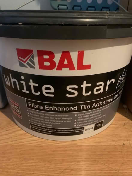 Photo of free 10 litre white tile adhesive (IP4) #1