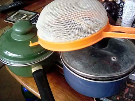 Photo of free Saucepans and Sieve (Hayling Island PO11) #1