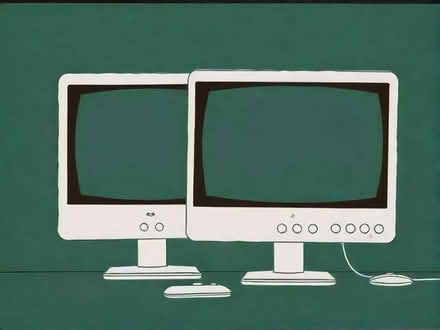 Photo of free two video monitors (Stockmoor HR6) #1