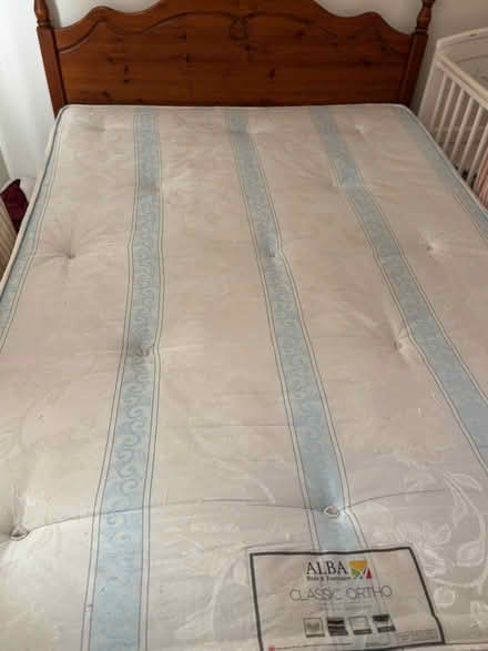 Photo of free King Size Ortho mattress with mattress protector (Cliffe BN7) #1
