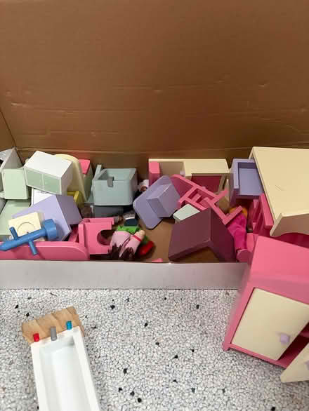 Photo of free Wooden doll house furniture (Drumcondra) #3