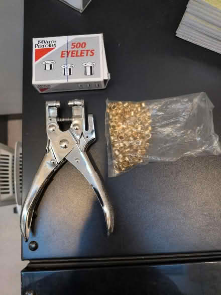 Photo of free Eyelet maker and eyelets (Sion Hill) #1