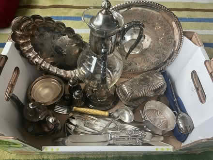 Photo of free Silver serving pieces (South Downers Grove) #1