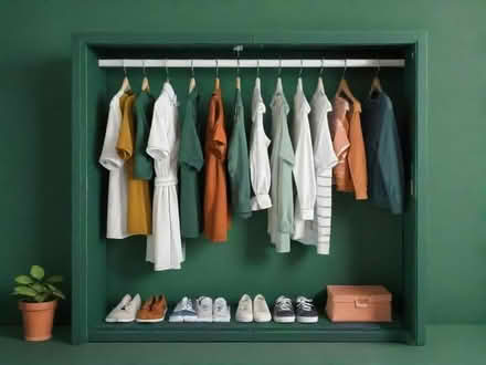 Photo of Clothes closet (Langley Green RH11) #1