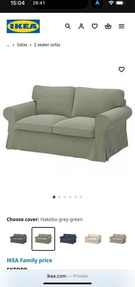 Photo of free IKEA Ektorp sofa (LU3) #1