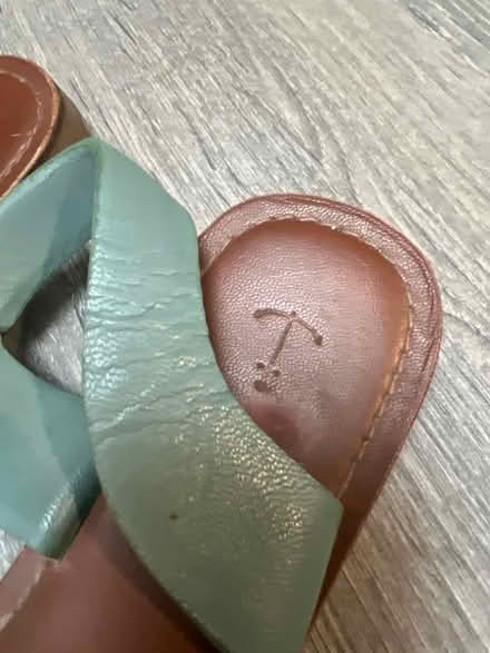 Photo of free SeaSalt Cornwall Stone Sculpture Leather Sandals. Size 42. (Southsea PO4) #3