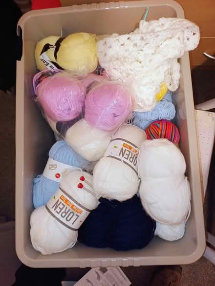 Photo of free Lots of wool for crochetting (Teignmouth TQ14) #1