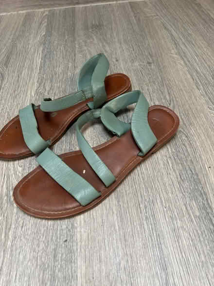 Photo of free SeaSalt Cornwall Stone Sculpture Leather Sandals. Size 42. (Southsea PO4) #2