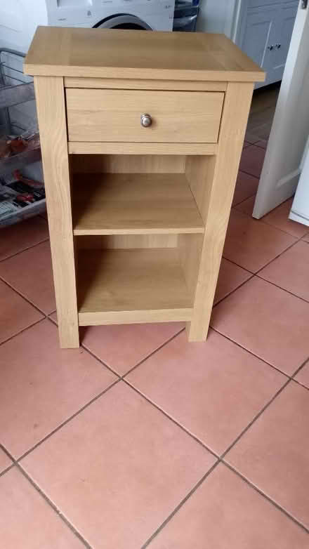 Photo of free Next oak effect TV Cabinet and Next oak effect lamp stand/bo (Bishop's Stortford CM23) #1