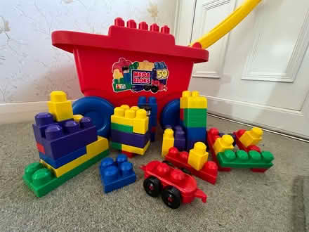 Photo of free Mega Bloks Wagon & bricks (Churchdown GL3) #2