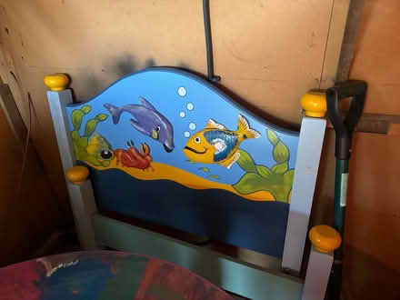 Photo of free Child’s full size single bed frame (Guardbridge KY16) #1