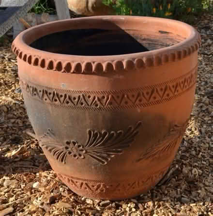 Photo of Large terracotta flower pot (Wallasey) #1
