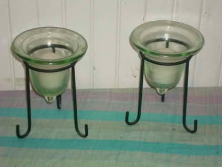 Photo of free Glass & metal votive candle holders (central San Rafael) #1
