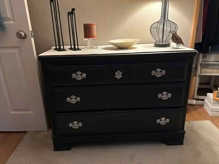 Photo of free Black 3 Drawer Dresser (Oakville) #1